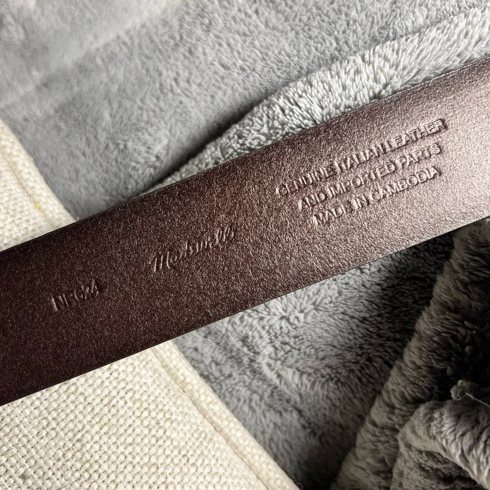 Madewell chunky metal statement belt size L